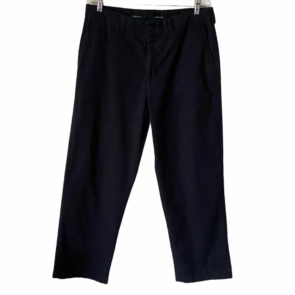 Croft & Barrow Men’s Black Khaki Pants, 33W x 30L